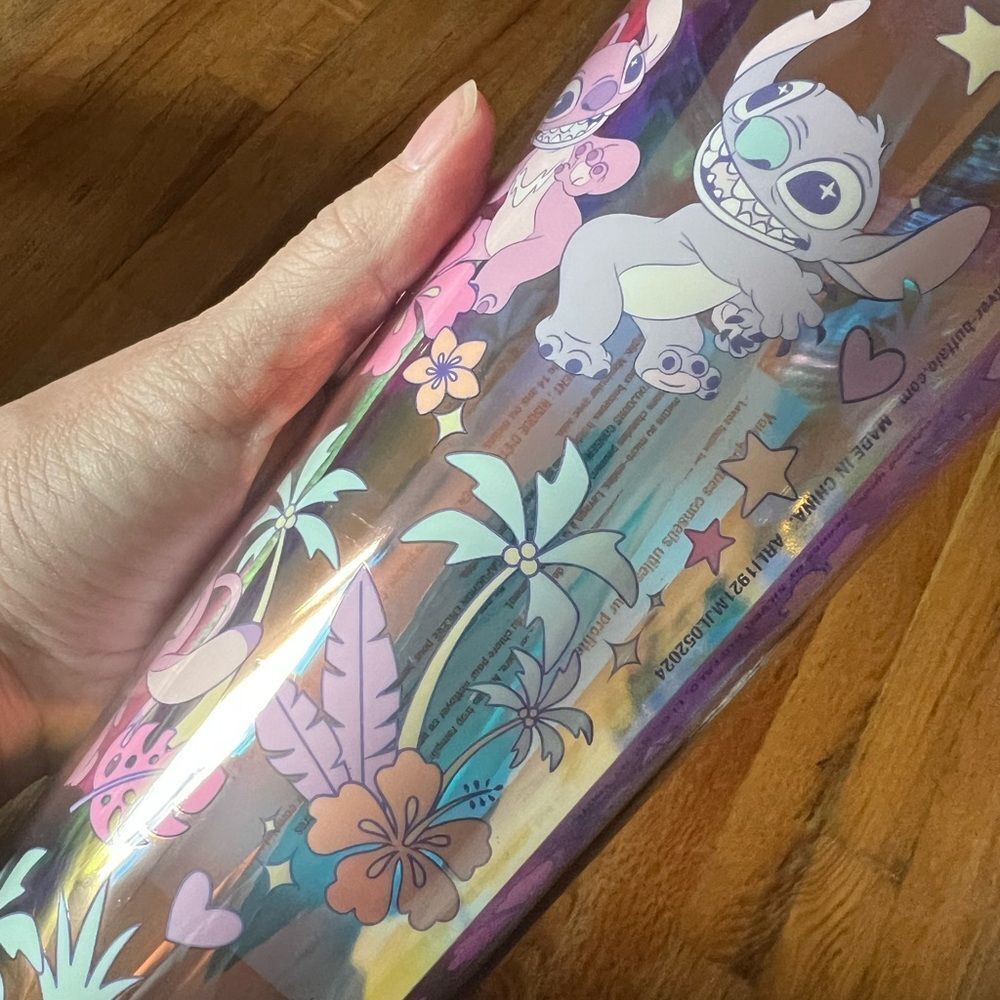 Disney Stich & Angel Pastel Pearl Acrylic Tumbler - Picture 3 of 6